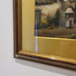 Öl-Gemälde „Landschaft mit Personen “ im Holzrahmen 58x45cm