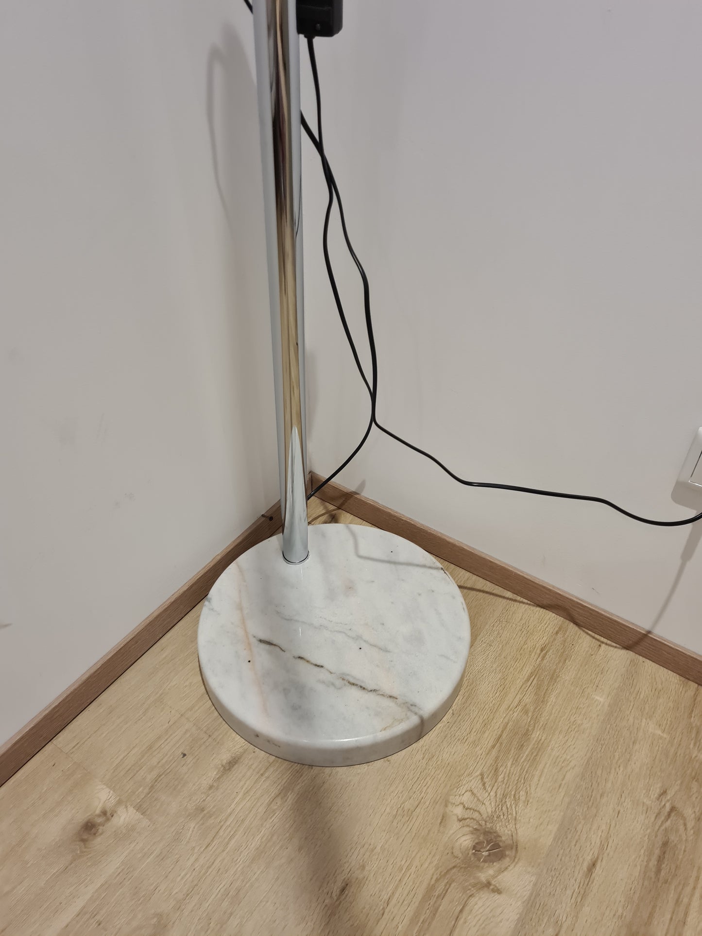 Design Bogenlampe Stehlampe mit Marmorsockel 160cm