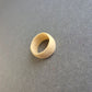 Naturbelassener Ring aus Knochen – Handgefertigter Tribal-Stil