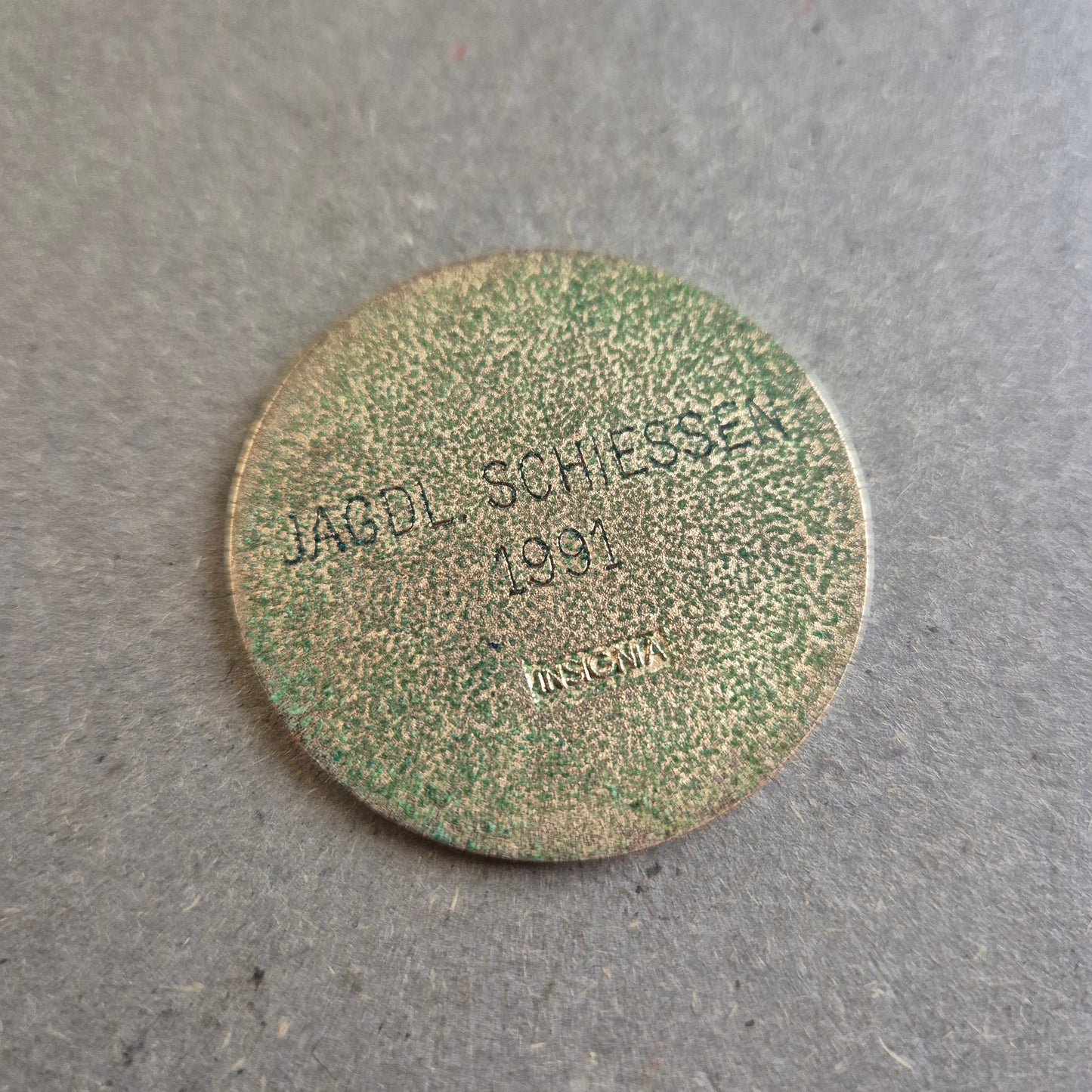 Erinnerungsmedaille Jagdschießen 1991 – Jägerverein Büllingen