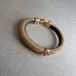 Vintage Rochenleder-Armband – Exotisches Design mit Messingdetails