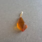 Facettierter Anhänger – Bernsteinoptik in Orange