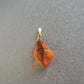 Facettierter Anhänger – Bernsteinoptik in Orange