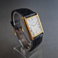 Vintage Armreif aus Edelstahl mit Goldfinish – Graviertes Design