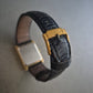 Vintage Armreif aus Edelstahl mit Goldfinish – Graviertes Design