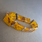 Vintage Armband in Bernsteinoptik – Segmentdesign mit Metallakzenten