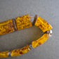 Vintage Armband in Bernsteinoptik – Segmentdesign mit Metallakzenten