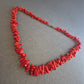 Vintage-Korallenkette in Rot – Natürliche Eleganz mit mediterranem Flair