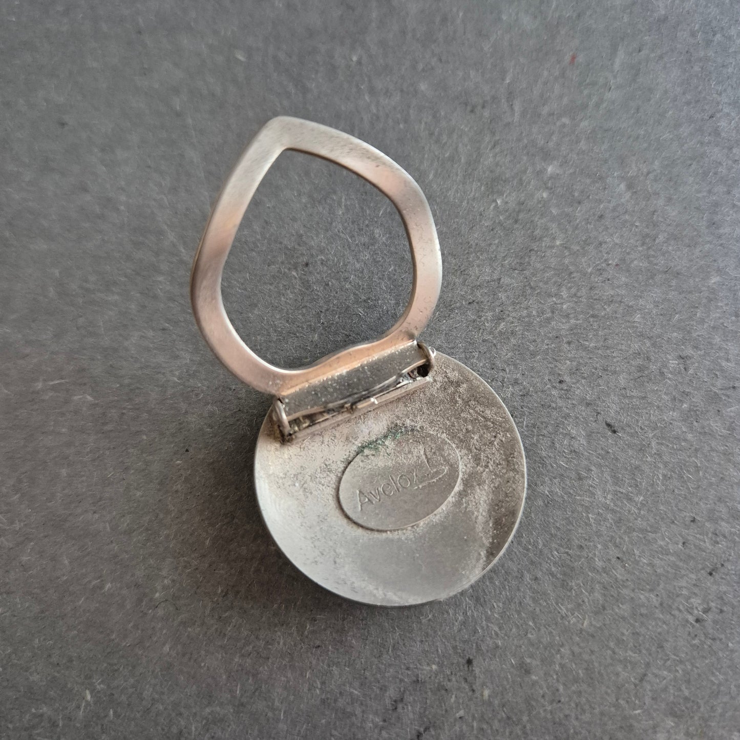 Avelox Metall-Handyhalter – Seltene Werbegeschenk-Edition