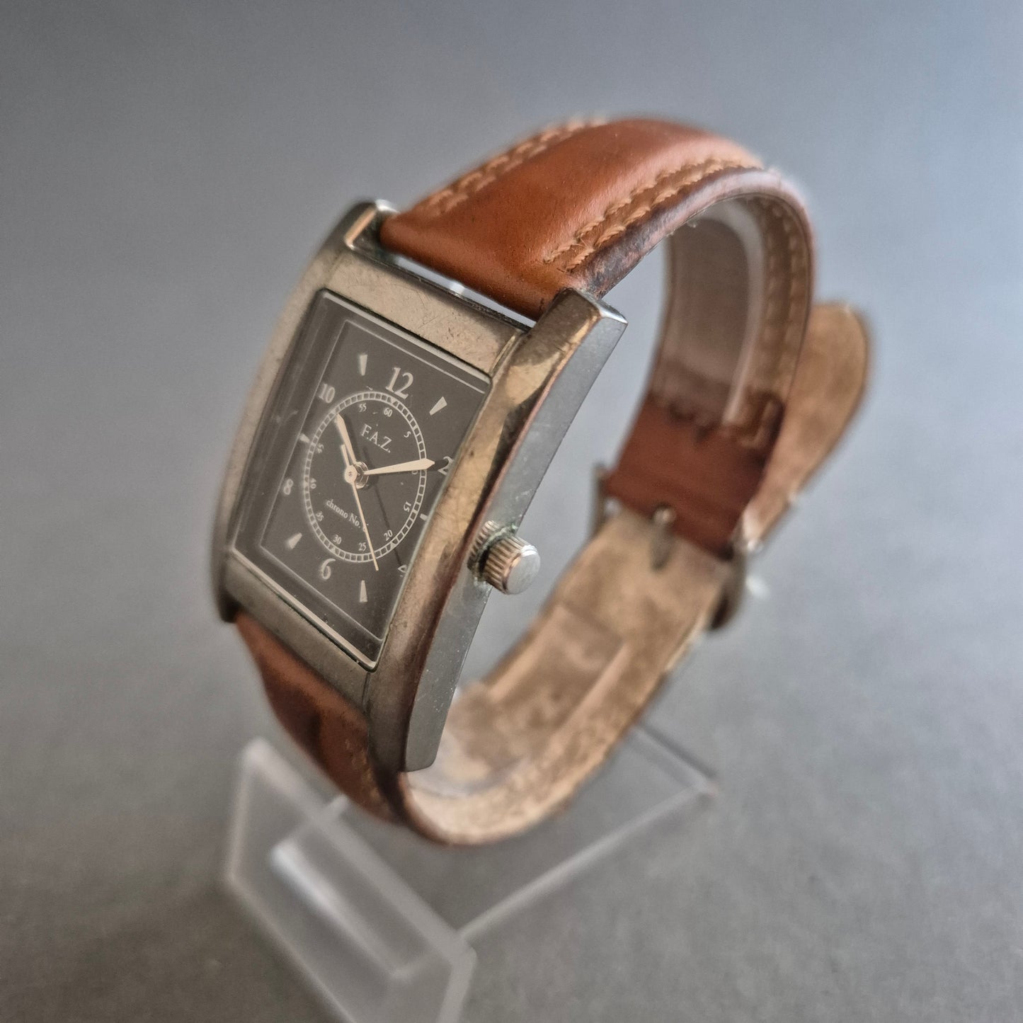 F.A.Z. Herrenarmband Uhr – Klassisches Design mit Lederarmband