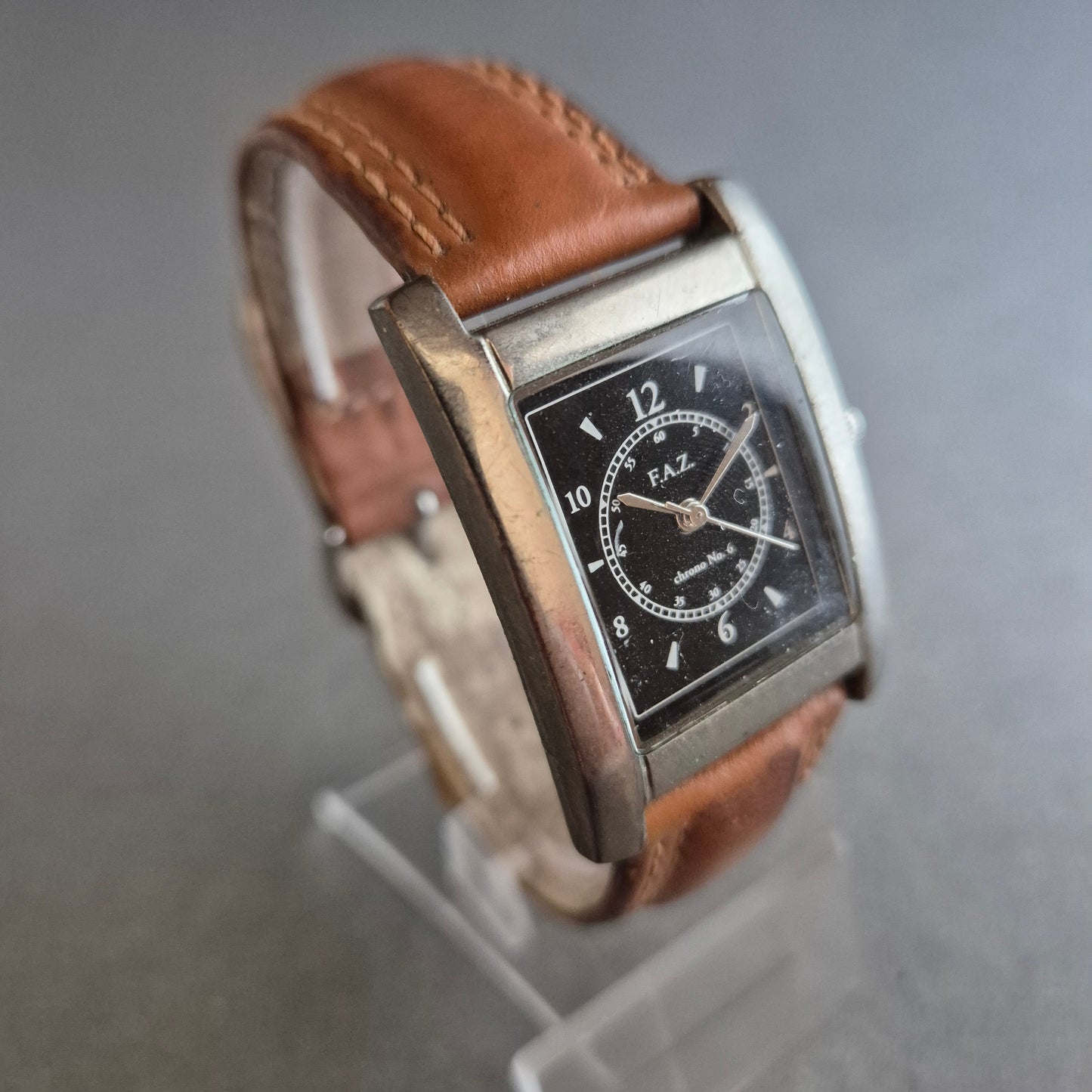 F.A.Z. Herrenarmband Uhr – Klassisches Design mit Lederarmband