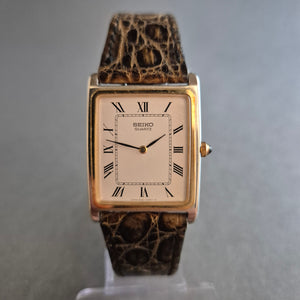 Seiko Herren Uhr – Klassischer Vintage-Look mit römischen Ziffern