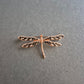 Elegante Libellen-Brosche in Roségold – Funkelndes Accessoire mit Stil