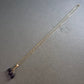 Zarte Halskette mit Amethyst-Tropfen – Eleganter Anhänger in Goldoptik