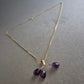 Zarte Halskette mit Amethyst-Tropfen – Eleganter Anhänger in Goldoptik