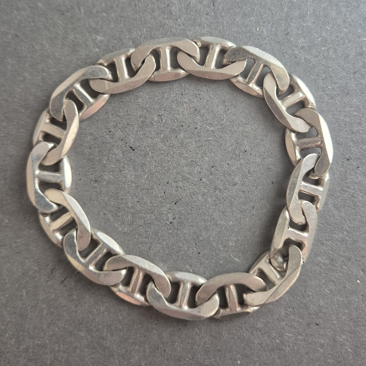 Massives Herrenarmband aus 925er Silber – Robuste Panzerkette