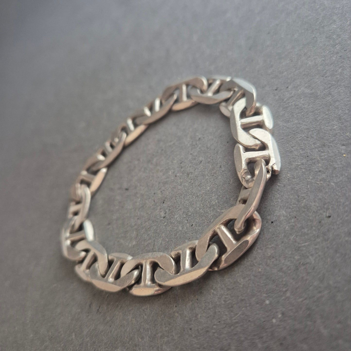 Massives Herrenarmband aus 925er Silber – Robuste Panzerkette