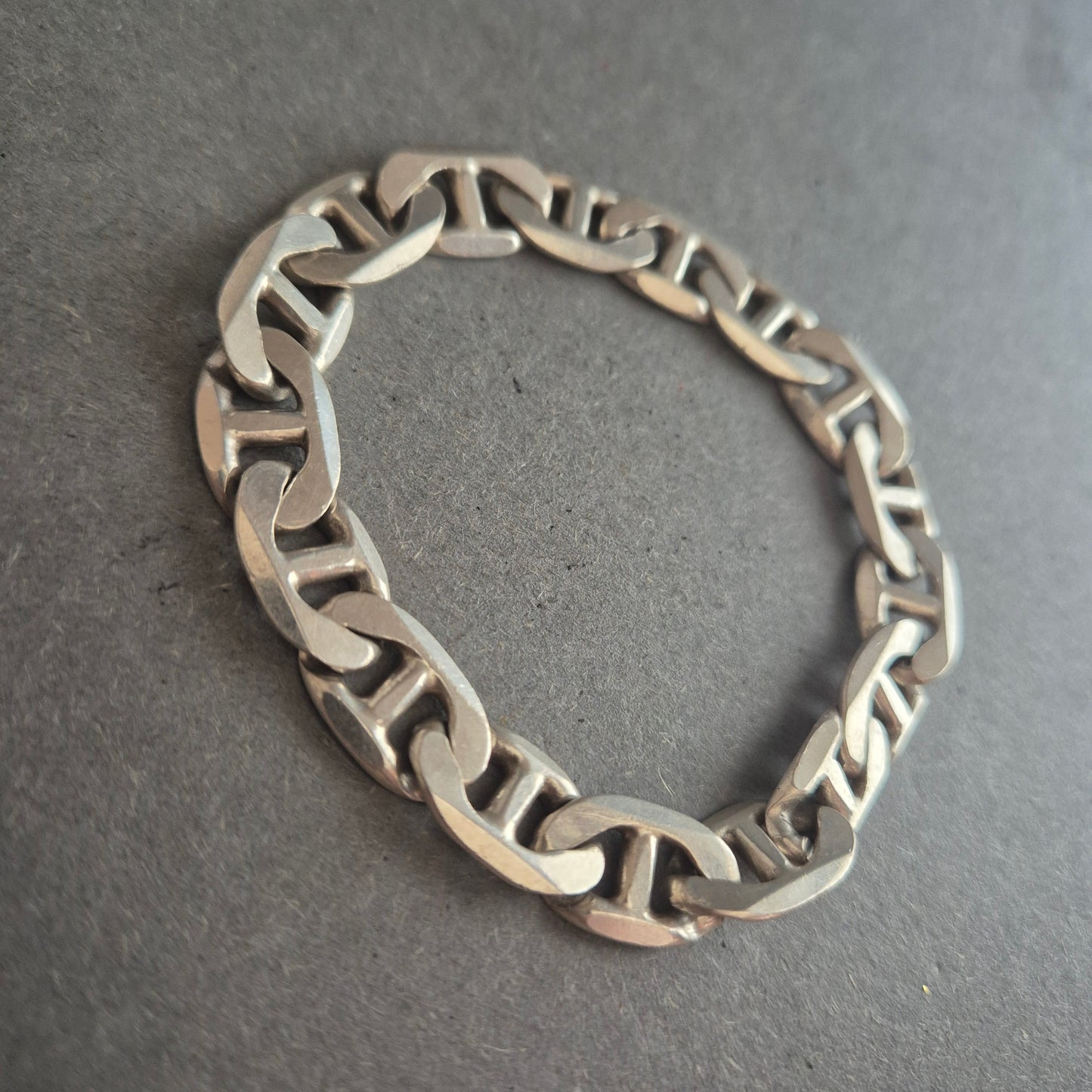 Massives Herrenarmband aus 925er Silber – Robuste Panzerkette