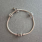 Charm-Armband von Pandora aus 925er Silber – Mit 4 Silber-Beads