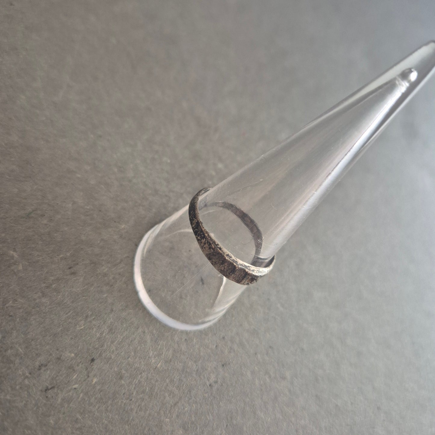 Schlichter Vintage-Ring aus Silber – Zarter Unisex-Stil