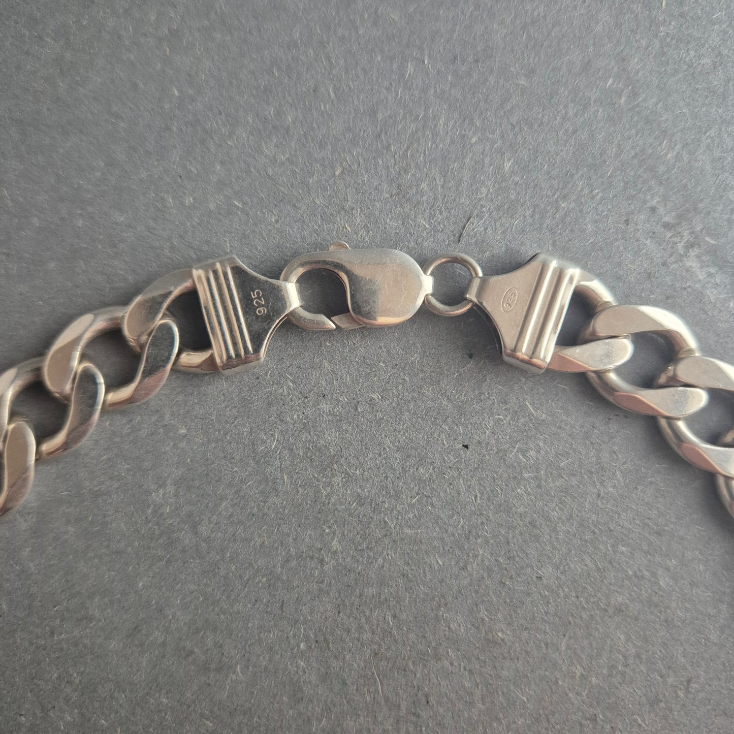 Massive 925er Silberkette für Herren – Breite Glieder im Panzerstil