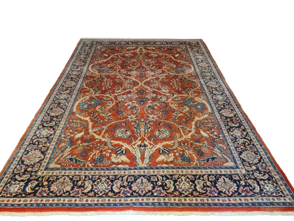 Perserteppich Orientteppich Handgeknüpfter Teppich Sarough 315x215cm