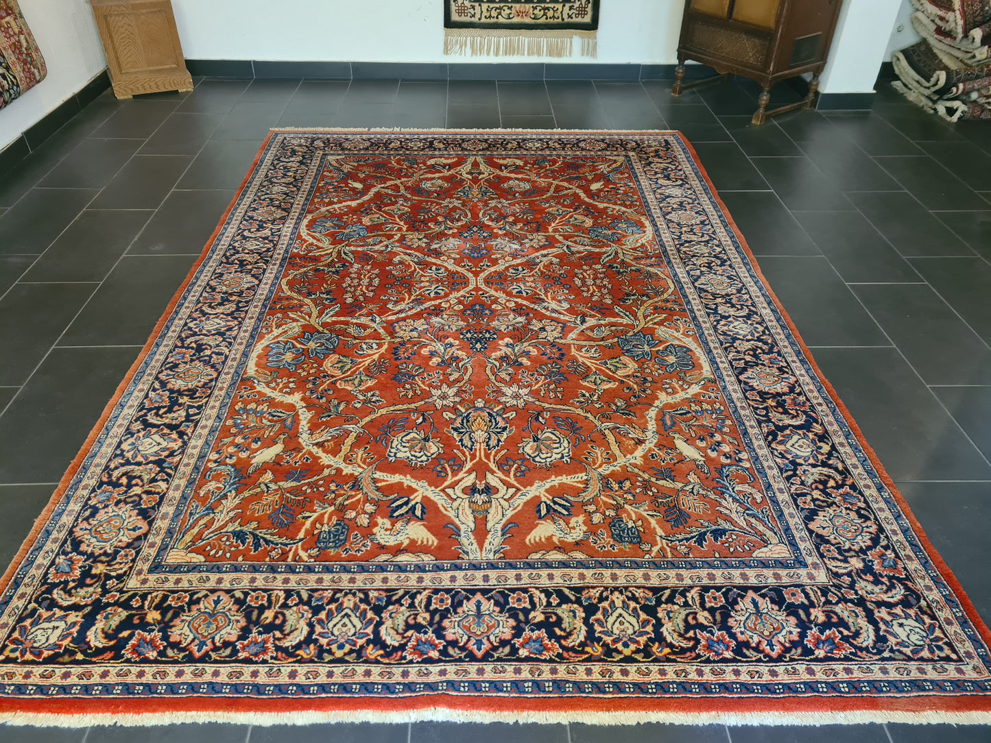 Perserteppich Orientteppich Handgeknüpfter Teppich Sarough 315x215cm