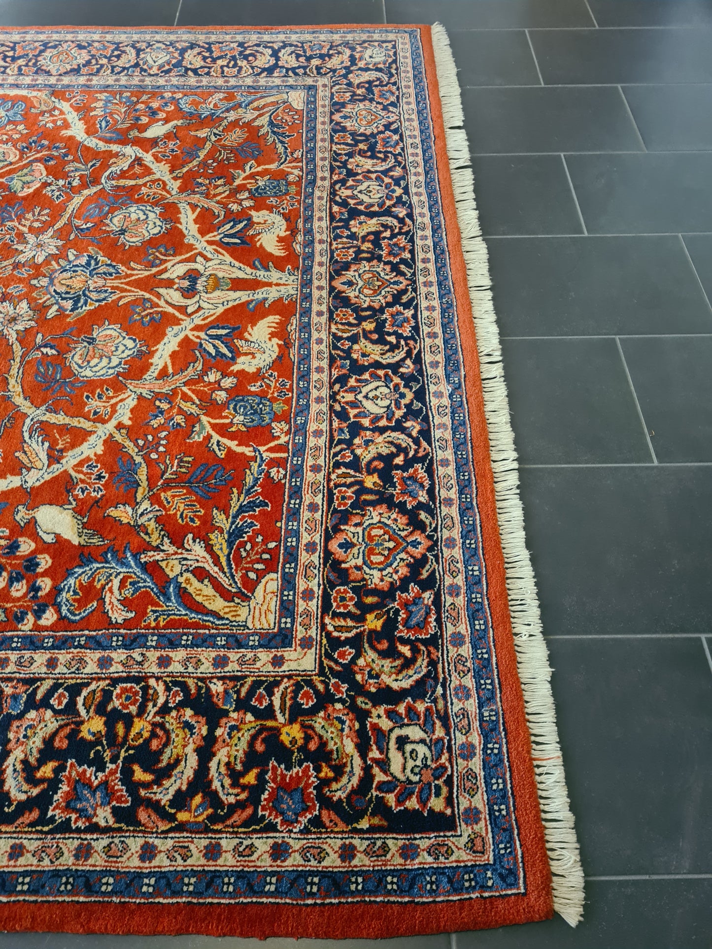 Perserteppich Orientteppich Handgeknüpfter Teppich Sarough 315x215cm