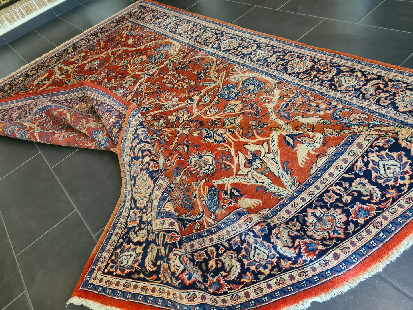 Perserteppich Orientteppich Handgeknüpfter Teppich Sarough 315x215cm