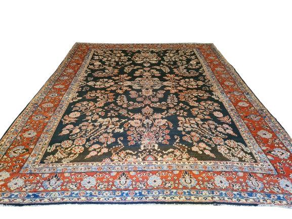 Perserteppich Orientteppich Handgeknüpft Teppich US Sarough 400x310cm