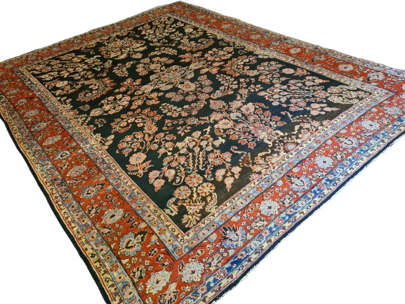 Perserteppich Orientteppich Handgeknüpft Teppich US Sarough 400x310cm