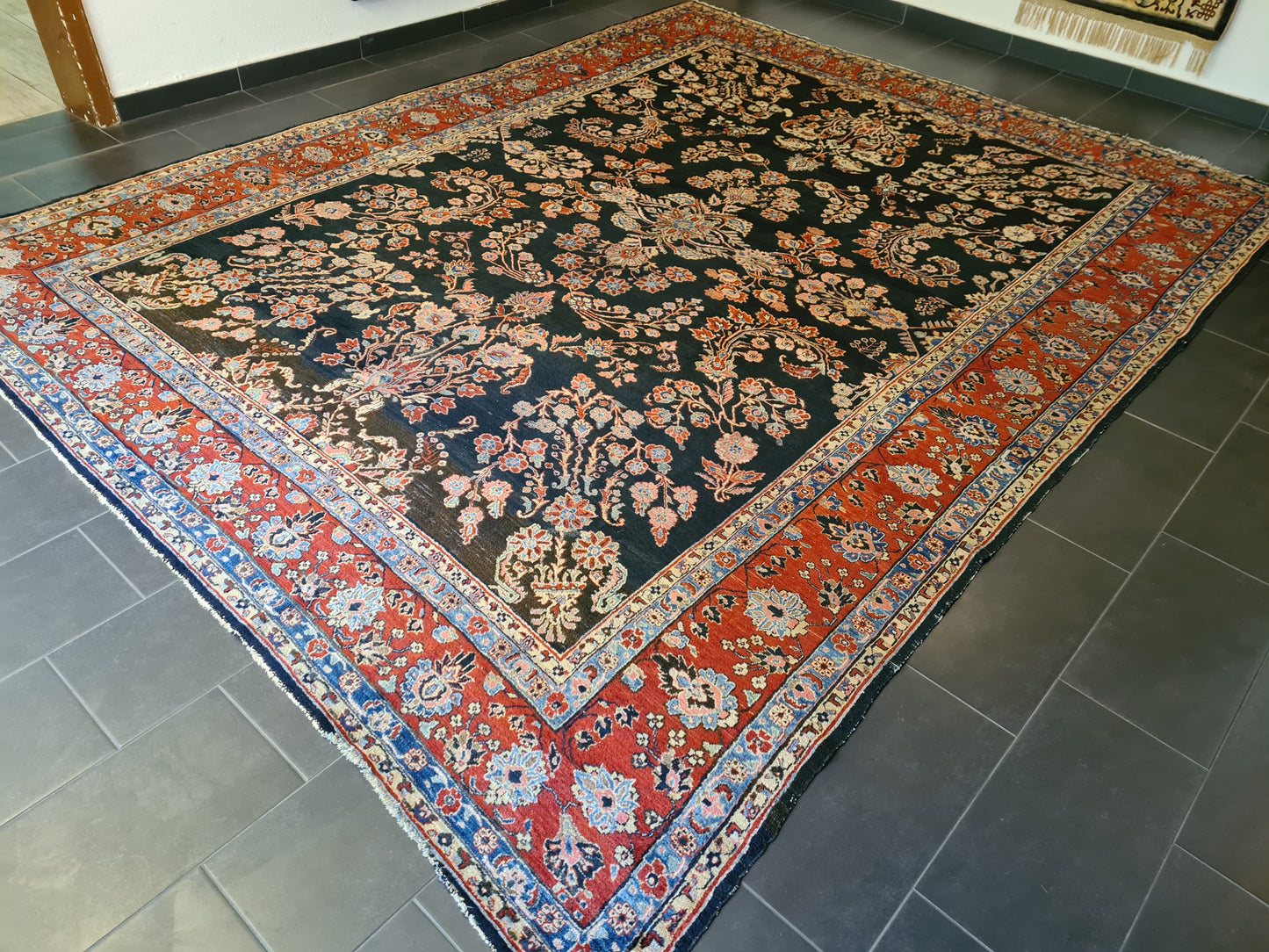 Perserteppich Orientteppich Handgeknüpft Teppich US Sarough 400x310cm