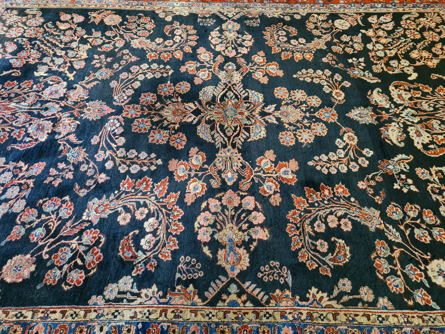 Perserteppich Orientteppich Handgeknüpft Teppich US Sarough 400x310cm