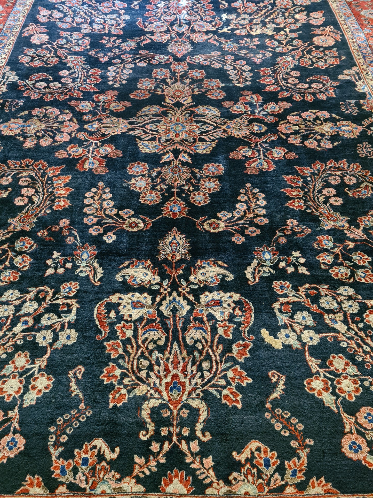 Perserteppich Orientteppich Handgeknüpft Teppich US Sarough 400x310cm