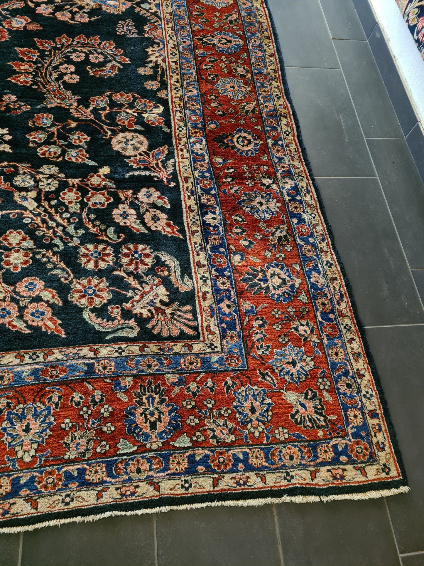 Perserteppich Orientteppich Handgeknüpft Teppich US Sarough 400x310cm