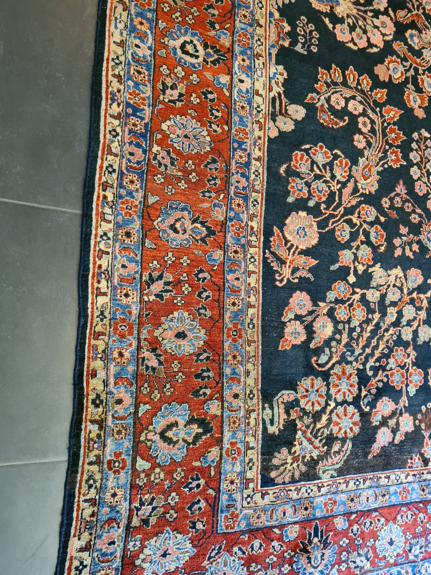 Perserteppich Orientteppich Handgeknüpft Teppich US Sarough 400x310cm