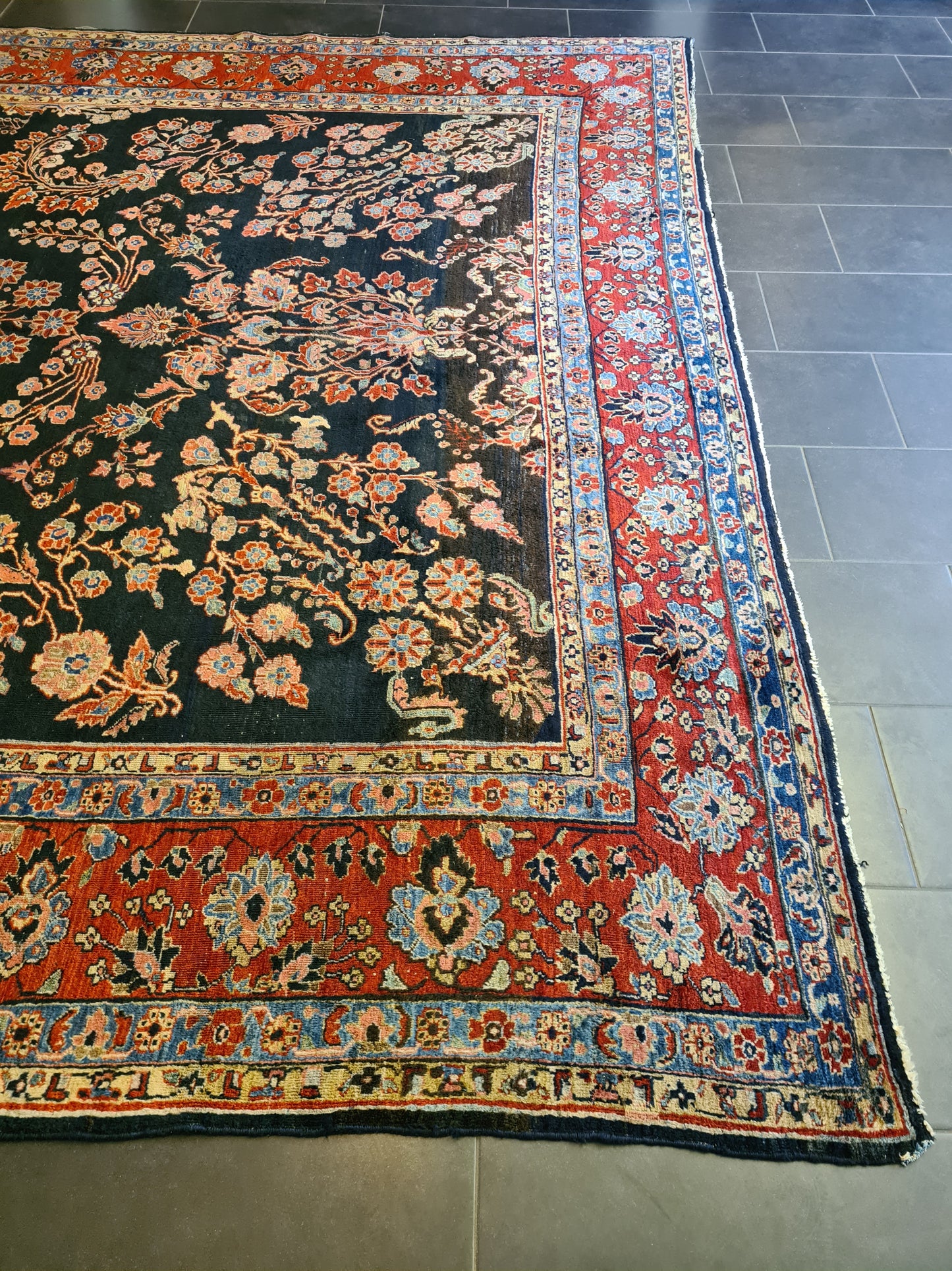 Perserteppich Orientteppich Handgeknüpft Teppich US Sarough 400x310cm