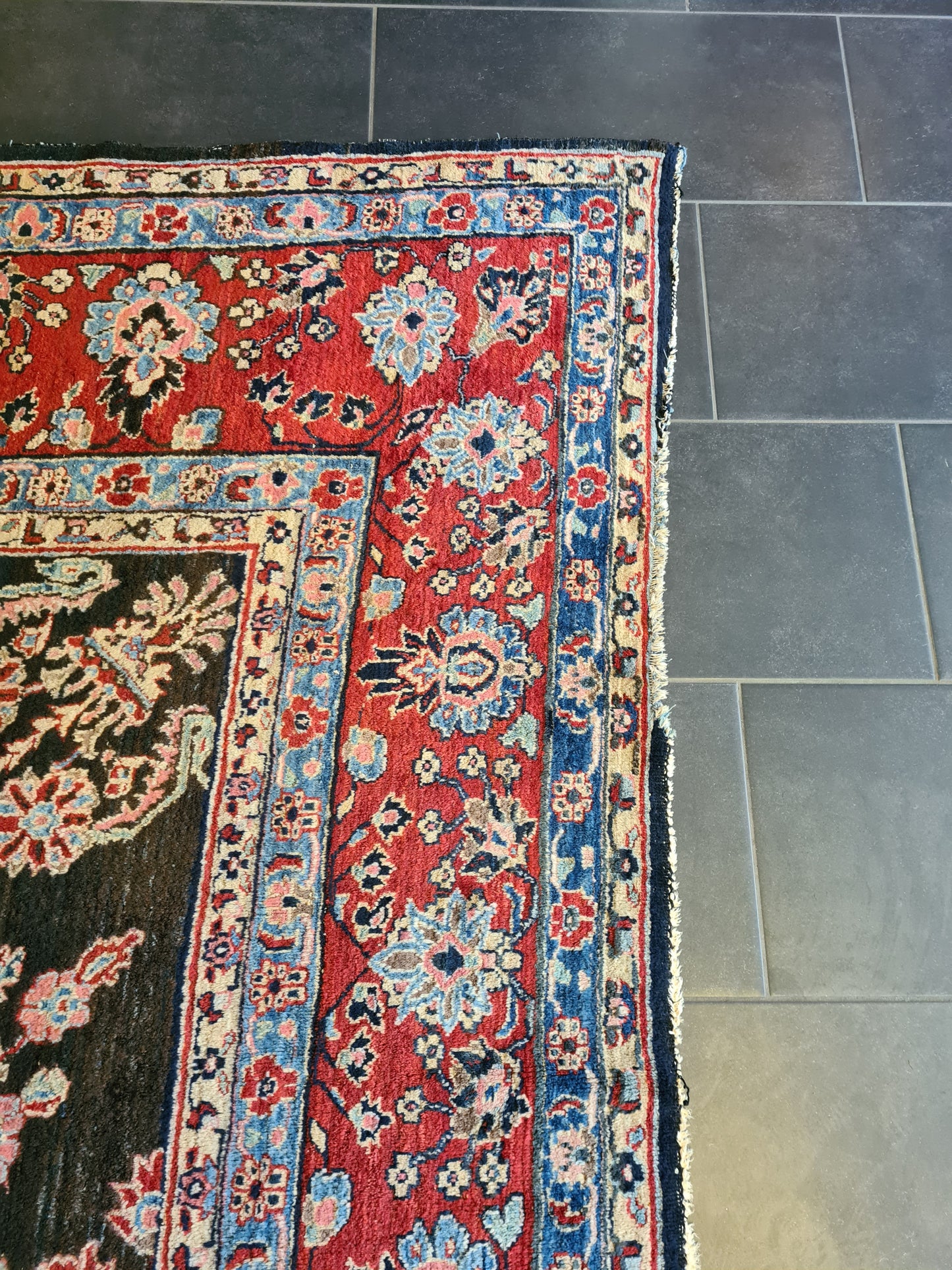 Perserteppich Orientteppich Handgeknüpft Teppich US Sarough 400x310cm