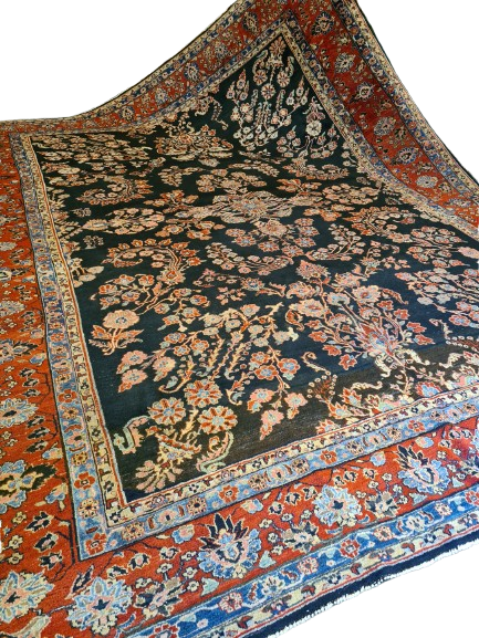 Perserteppich Orientteppich Handgeknüpft Teppich US Sarough 400x310cm