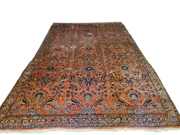 Perserteppich Orientteppich Handgeknüpft Teppich US Sarough 335x210cm