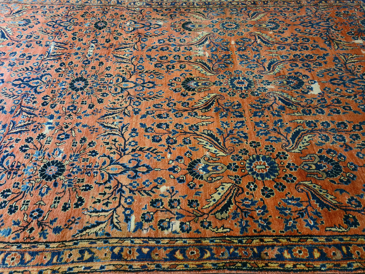 Perserteppich Orientteppich Handgeknüpft Teppich US Sarough 335x210cm