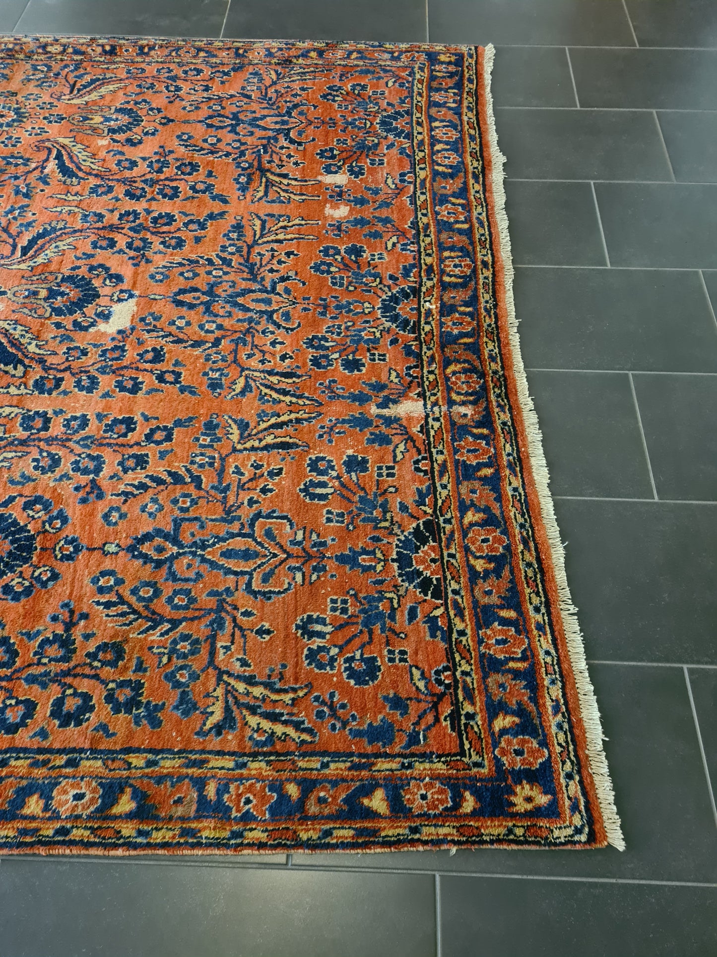 Perserteppich Orientteppich Handgeknüpft Teppich US Sarough 335x210cm
