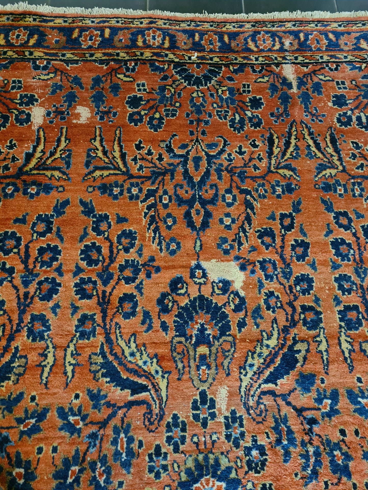 Perserteppich Orientteppich Handgeknüpft Teppich US Sarough 335x210cm