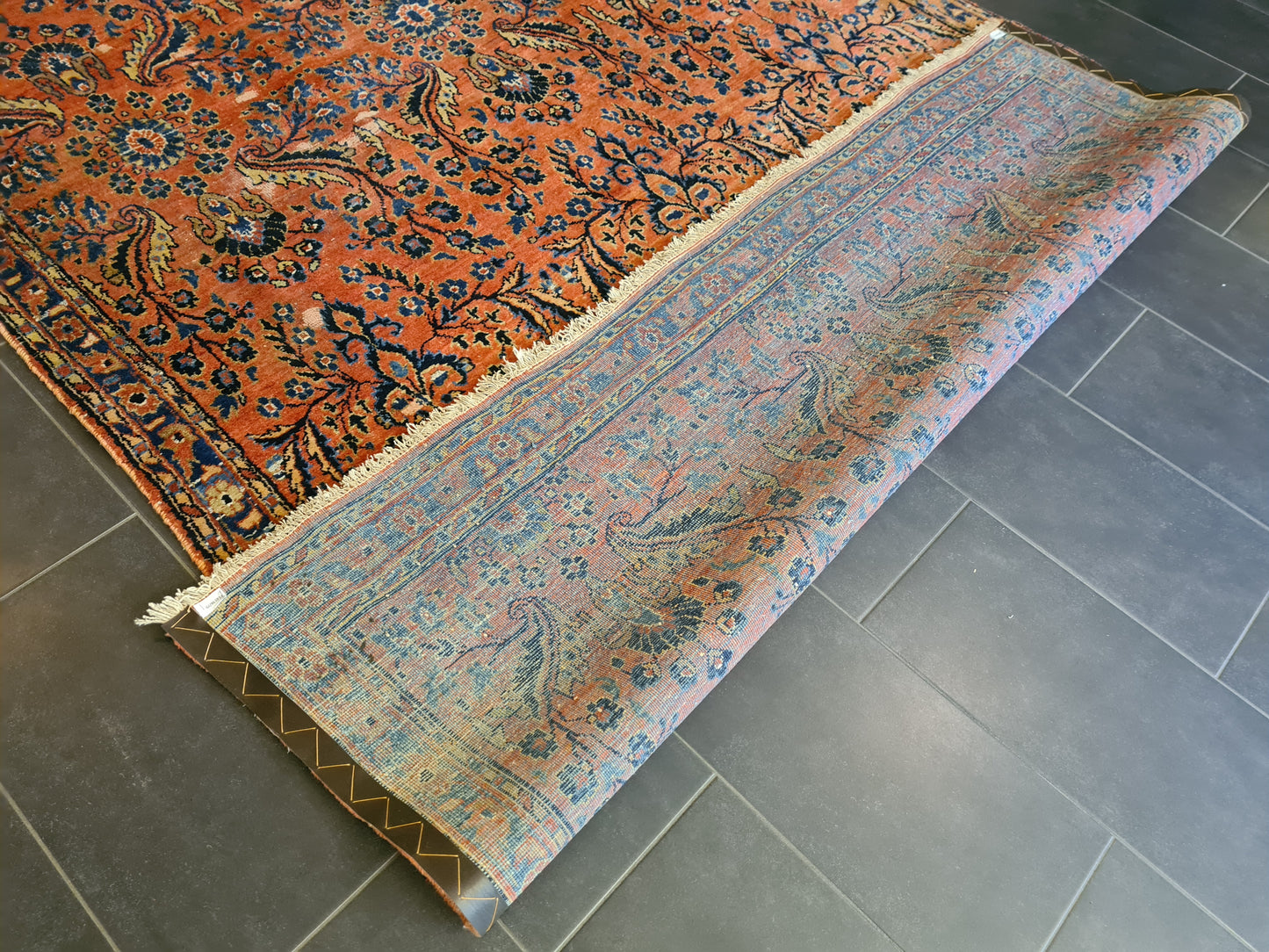 Perserteppich Orientteppich Handgeknüpft Teppich US Sarough 335x210cm