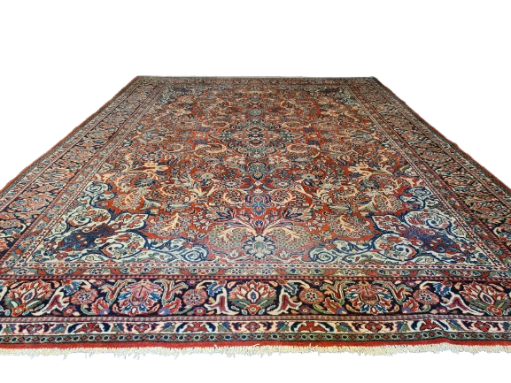 Orientteppich Perserteppich Handgeknüpft Mahal Sarough 430x320cm
