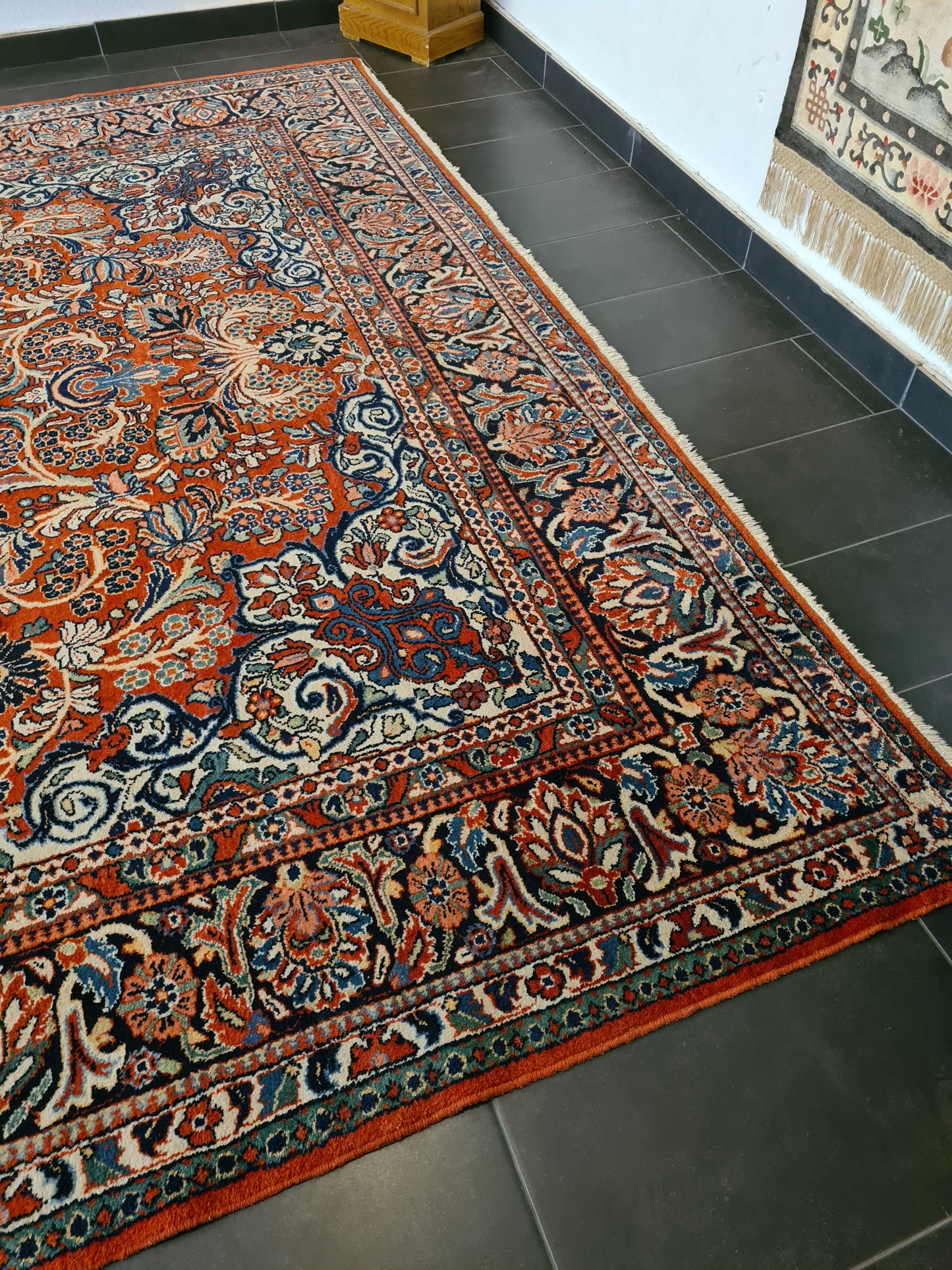 Orientteppich Perserteppich Handgeknüpft Mahal Sarough 430x320cm