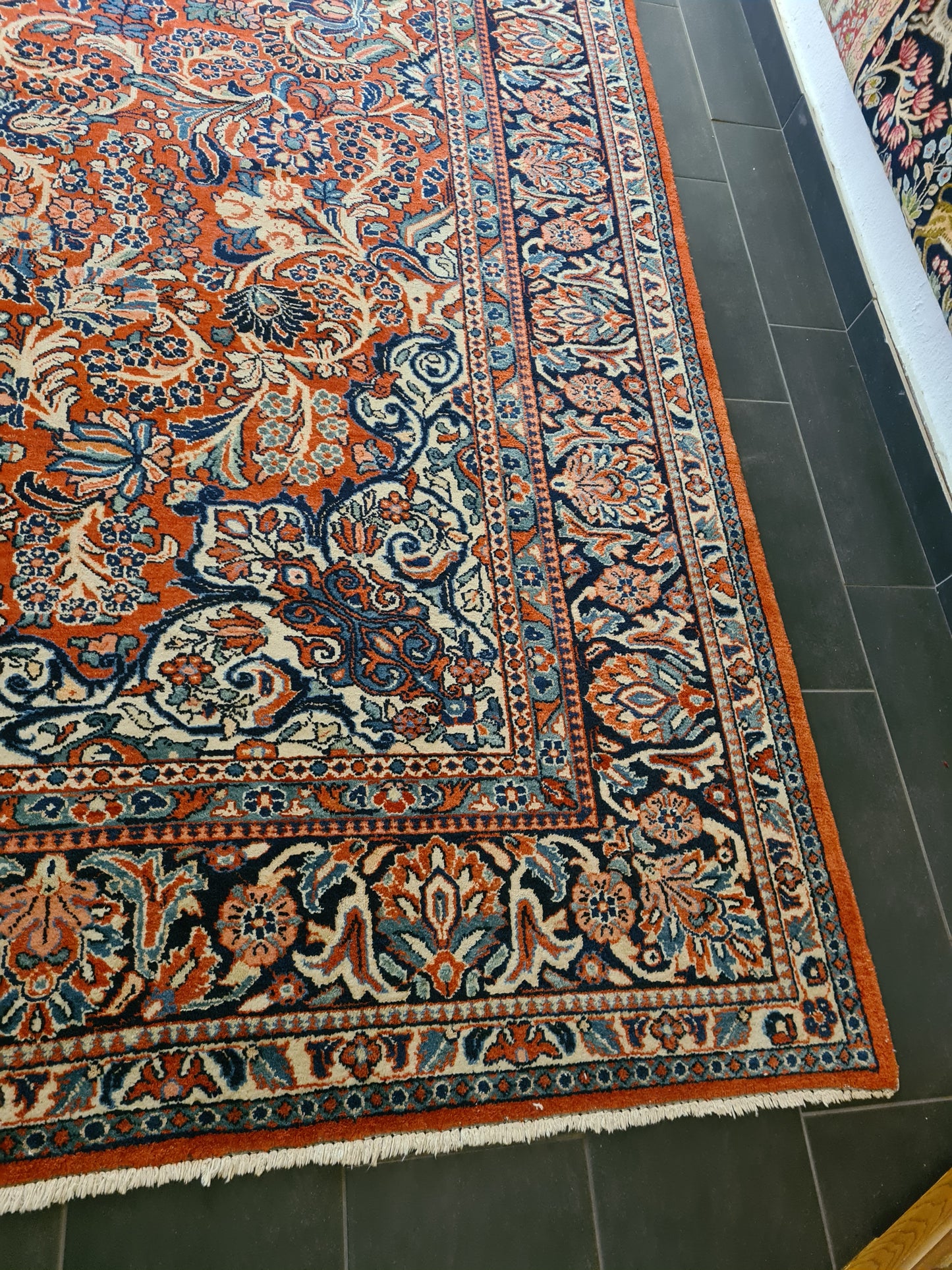 Orientteppich Perserteppich Handgeknüpft Mahal Sarough 430x320cm