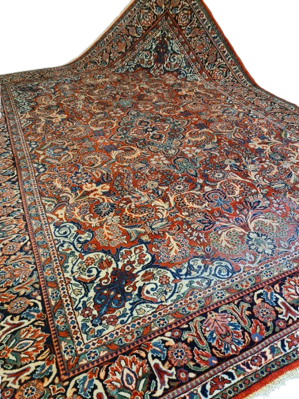 Orientteppich Perserteppich Handgeknüpft Mahal Sarough 430x320cm