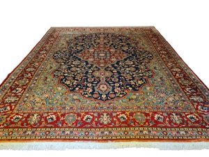 Perserteppich Orientteppich Handgeknüpfter Teppich Ghoum 381x308cm