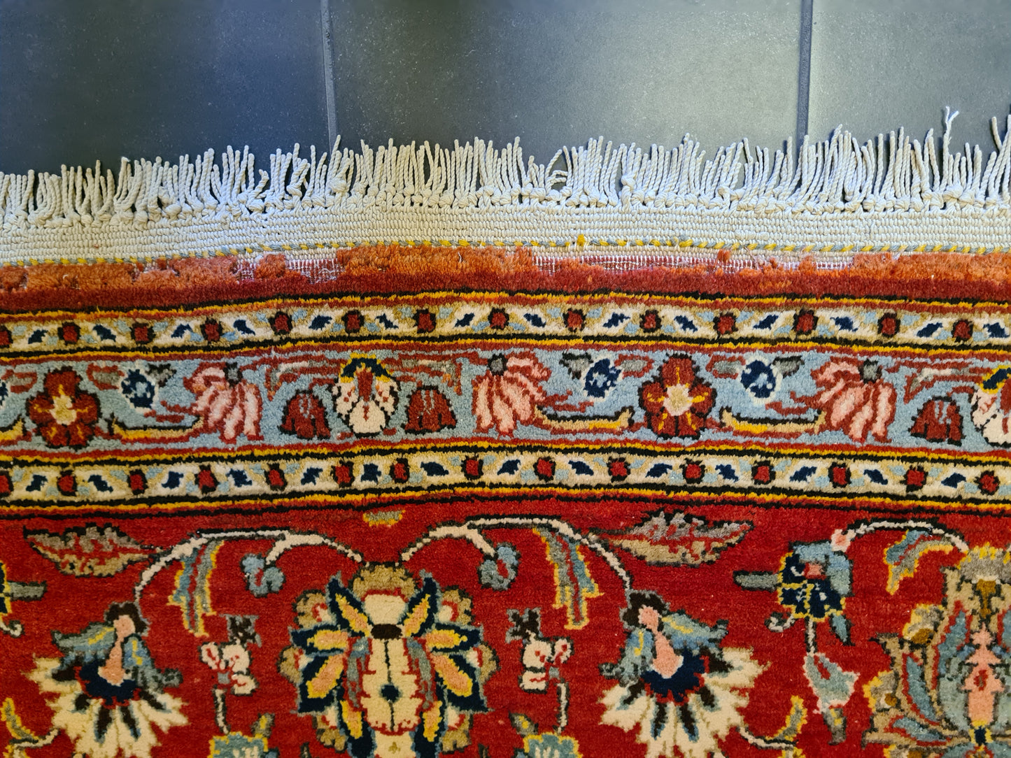 Perserteppich Orientteppich Handgeknüpfter Teppich Ghoum 381x308cm